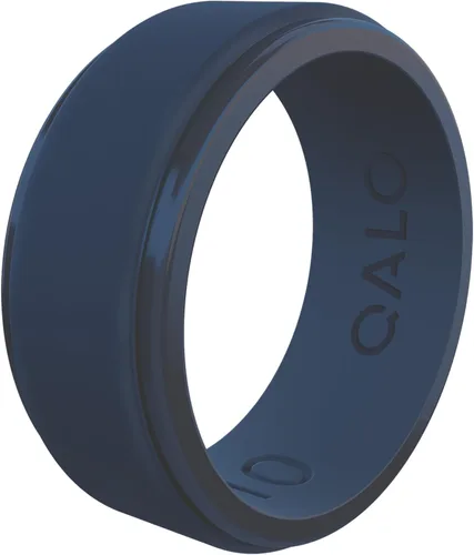 Vista 17 de QALO Anillo de silicona para hombre, flexible y resistente al calor Agua