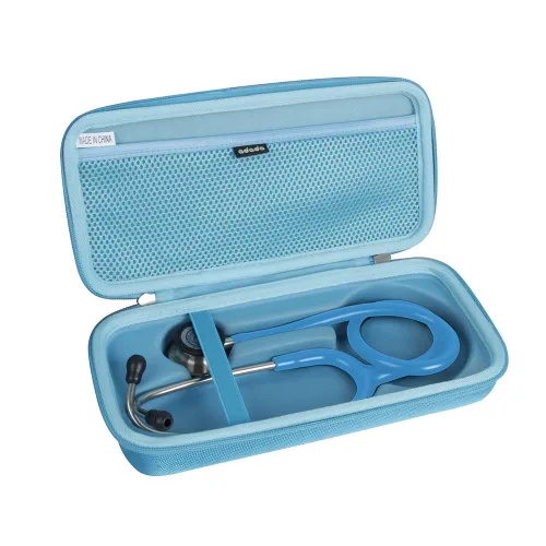 Vista 9 de Adada Estuche rígido de viaje para estetoscopio de monitoreo 3M Littmann Classic III (negro)