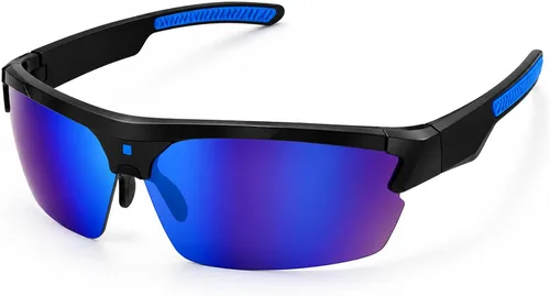 Vista 14 de Gafas inteligentes para cámara AI, gafas de sol de video 4K con estuche de Negro