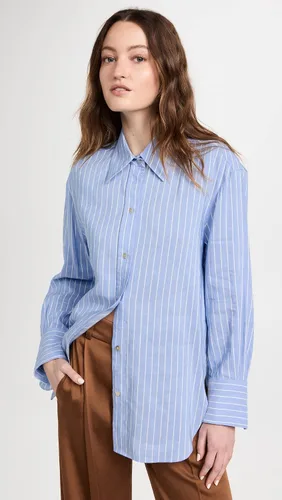 Vista 2 de Vince Camisa de rayas de gran tamaño para mujer