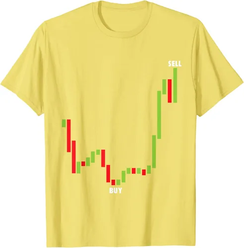 Vista 30 de Funny Day Trading Comprar Baja Venta Alta Stock Trading Camiseta Negro