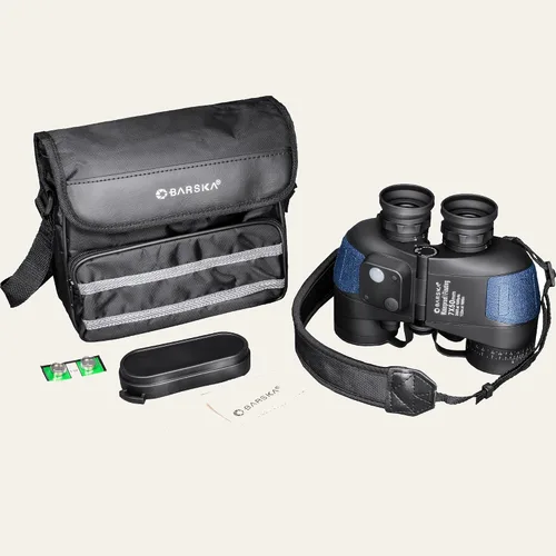 Vista 8 de BARSKA Deep Sea Marine Binoculars – 7x50 Waterproof Floating Binoculars with Internal Compass & Rangefinder for Boating, Sailing, Fishing, Hunting