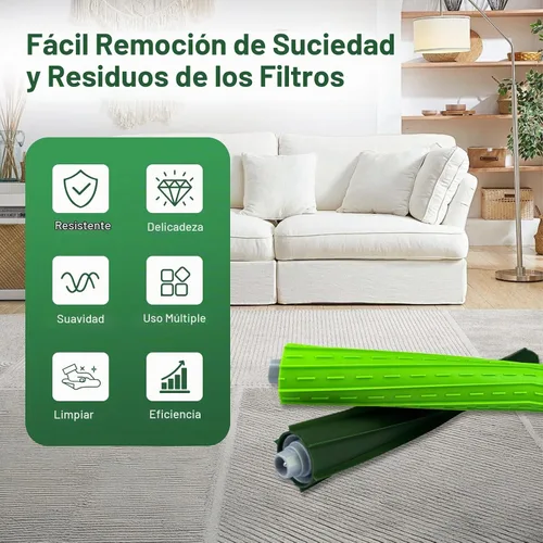 Vista 7 de Juego de 4 accesorios de rodillo de cepillo s9 para iRobot Roomba s9