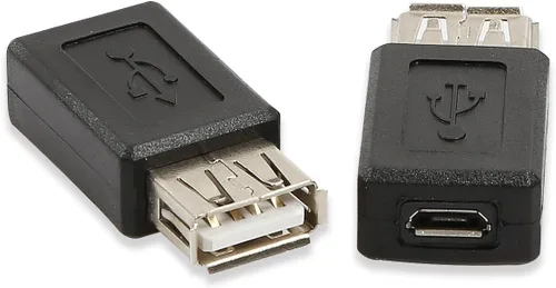 Vista 5 de ELECTOP Paquete de 2 adaptadores USB 2.0 A hembra a USB Micro Hembra
