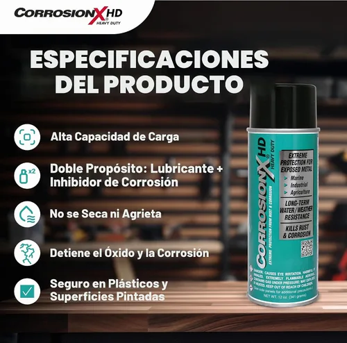 Vista 5 de CorrosionX Corrosion Technologies 96004 Heavy Duty 1 Galón
