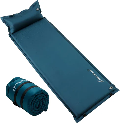 Vista 11 de Clostnature Colchoneta de dormir autoinflable para camping, almohadilla de campamento de 1.5/2/3 pulgadas, almohadilla de colchón inflable ligera