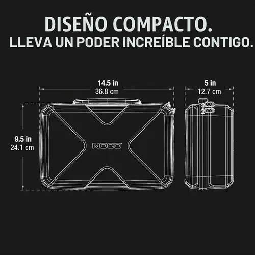 Vista 7 de NOCO GBC104 Boost X Estuche de Protección EVA para Arrancadores de Batería UltraSafe GBX155 de Litio