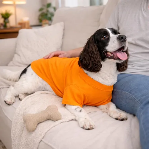 Vista 48 de Lovelonglong 2019 - Ropa para mascotas, Disfraces para Perro, Ropa Camisetas en blanco para Perros Grande Medianos Pequeños 100% Algodón 18