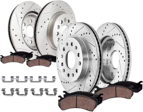 Vista 13 de Detroit Axle - Pinza de freno de disco del lado del conductor trasero de repuesto de pastillas de freno de cerámica para Lexus HS250h 2010 2011 2012