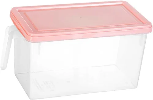 Vista 4 de UPKOCH Contenedores de almacenamiento de cocina Tapas Contenedores de refrigerador Caja de plástico Pp Material Almacenamiento fresco Organiza tus