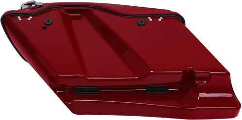 Vista 8 de TCMT Alforjas estiradas de 4" para Harley Street Glide 2014-23 Billiard Red