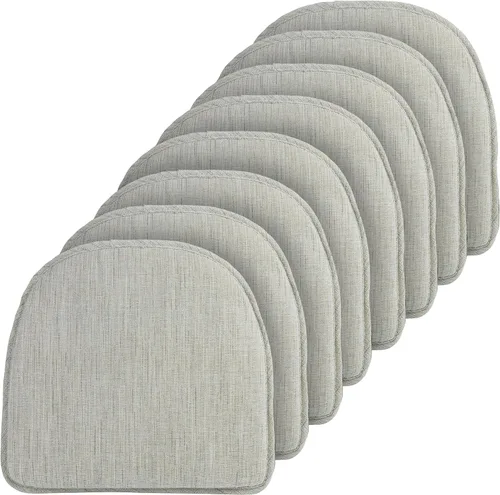 Vista 23 de Klear Vu Raindrop The Gripper - Cojines antideslizantes para silla, suaves y cómodos, almohadillas para asiento, almohadón para cocina, comedor u