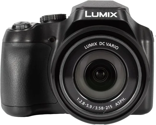 Vista 2 de Panasonic Lumix FZ85D / FZ80D Cámara digital 18.1MP Sensor MOS 60x Zoom óptico 0.787-47.244 in Equivalente 4K30 Video Power O.I.S. Paquete
