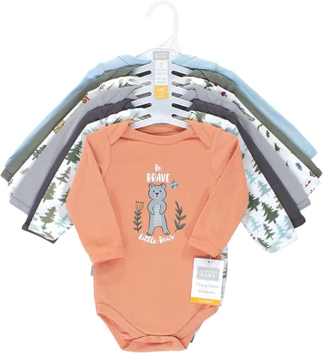 Vista 2 de Hudson Baby - Mameluco de algodón de manga larga para bebé
