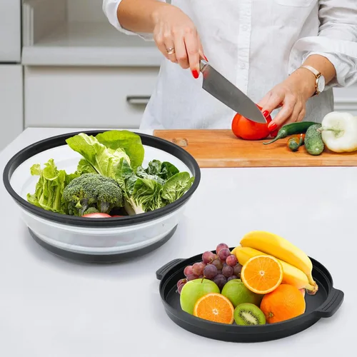 Vista 7 de Cubierta de salpicaduras para microondas para alimentos con placa base antiquemaduras, plástico grande y silicona ventilada para evitar quemaduras