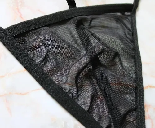Vista 3 de Lencería de talla grande para mujer, lencería sexy, conjunto de ropa de dormir de encaje, camisón negro