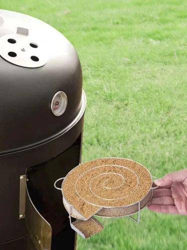 Vista 2 de Generador de humo frío para parrilla de barbacoa o ahumador, polvo de madera, ahumado caliente y frío, quemador de carne de salmón, generador