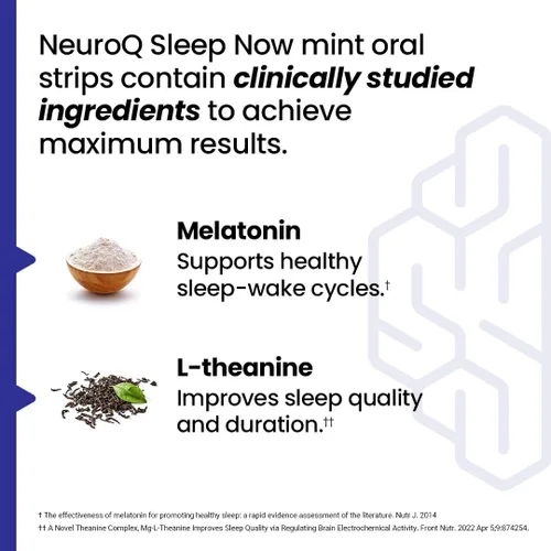 Vista 3 de LifeSeasons NeuroQ Sleep Now - Suplemento natural de apoyo para el sueño - Mantiene ciclos de sueño saludables y la función cerebral - Melatonina