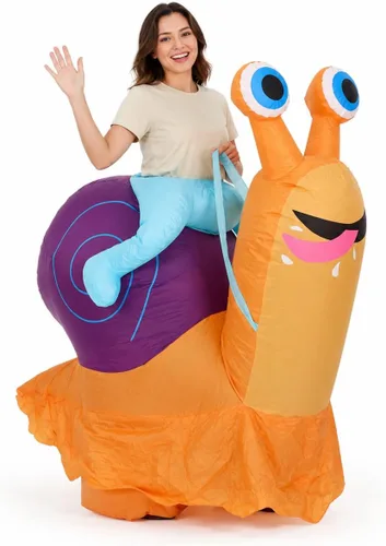Vista 2 de Halloween Snail Inflatable Costume for Adults