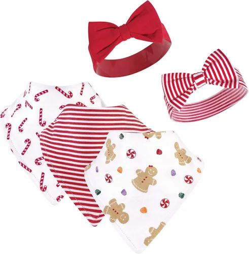 Vista 34 de Hudson Baby Conjunto de babero y diadema de algodón unisex para bebé Leopard Mamas Mini