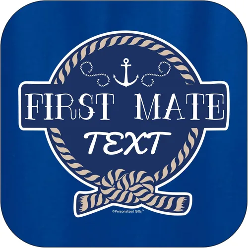 Vista 3 de Personalizado First Mate Barcos Boating Custom de manga larga playera