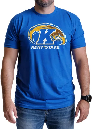 Vista 2 de Camisetas universitarias prémium de mezcla de algodón y poliéster NCAA, Universidad Estatal de Kent