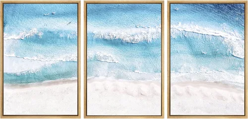 Vista 15 de SIGNWIN Lienzo enmarcado para pared, juego de arte nublado de tormenta, cielo, bosque otoñal, árboles, rústico, naturaleza, fotografía, realismo