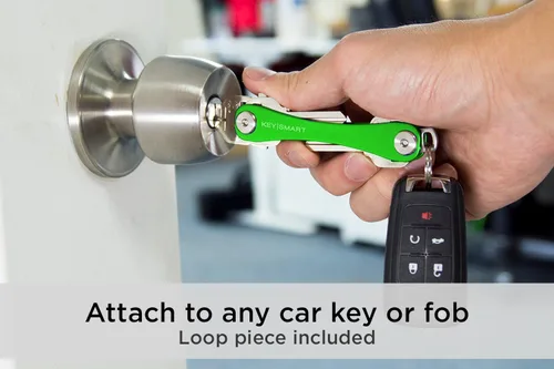 Vista 4 de KeySmart soporte compacto para llaves y organizador de llaves, para hasta 8 llaves