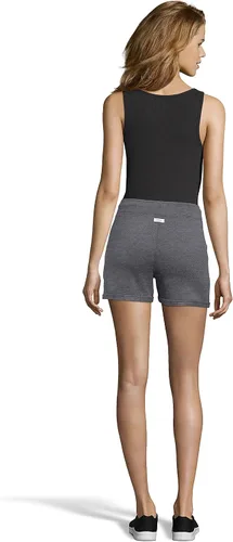 Vista 2 de Hanes Womens Hanes Luxe Collection Lightweight Fleece Short With Pockets
