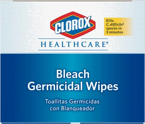 Vista 7 de Clorox Pro Healthcare - Toallitas germicidas de lejía, limpieza sanitaria y limpieza industrial, toallitas Clorox Wipes, 50 toallitas envueltas