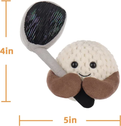 Vista 8 de Albaricoque Cordero Feliz Golf Peluches Animales Suave Lindo Peluche Juguetes para Bebé 5
