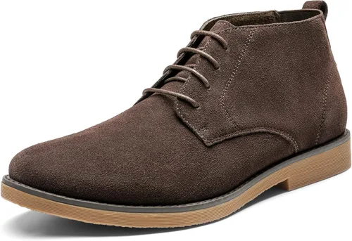 Vista 12 de Bruno Marc Botas Chukka casuales de vestir clásicas para hombre 2.0 Negro