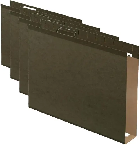 Vista 9 de Pendaflex 04152X1 Carpetas colgantes reforzadas de 1 pulgada de capacidad extra, verde estándar