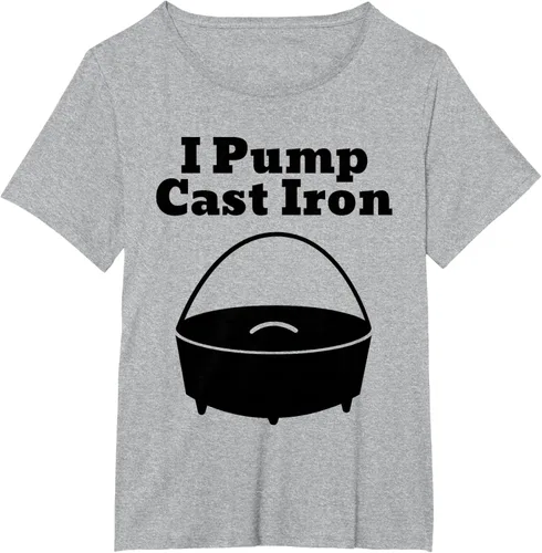 Vista 84 de I Pump - Camiseta de hierro fundido para cocinar al horno holandés