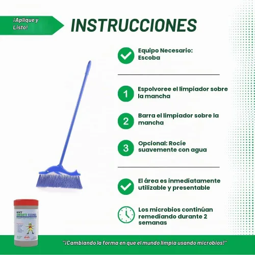 Vista 3 de ACT Limpiador de concreto – Removedor de manchas de aceite en polvo seco ecológico para calzadas, aceras, garajes y uso comercial Aprobado por