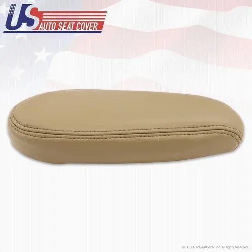 Vista 6 de Funda para reposabrazos Ford F-350 Lariat, 1999, 2000, 2000, 2001, 2002, 2003, 2004, 2005, 2006, 2007, color marrón
