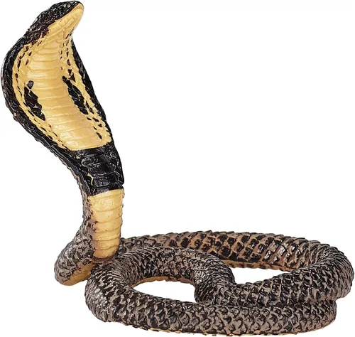 Vista 2 de MOJO King Cobra Realista Internacional Juguete Réplica de Juguete Pintada a Mano