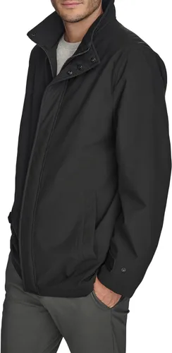 Vista 3 de Dockers Men's Dwight Soft Shell Bib Jacket