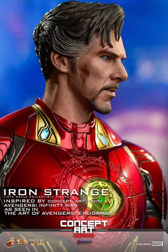Vista 8 de Hot Toys 1:6 Iron Strange - El arte de los Vengadores: Endgame
