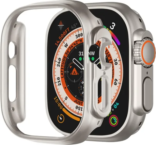 Vista 25 de Recoppa - Funda compatible con Apple Watch de 1 39⁄64 pulgadas (41 mm) Series 7 8 9, funda protectora de policarbonato duro ultradelgada a prueba