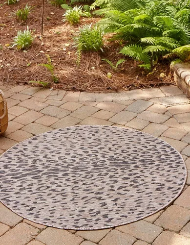 Vista 10 de Unique Loom Outdoor Safari Collection Alfombra de área - Samburu (2' 2" x 3' 1" Rectángulo, Natural/Marrón Claro)