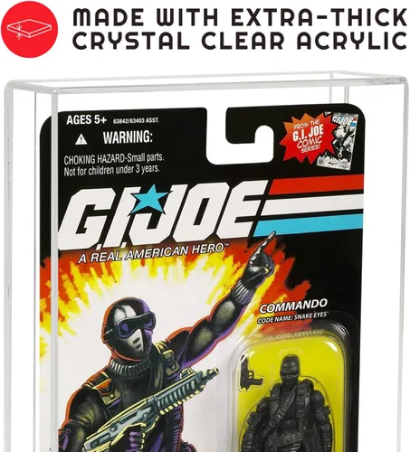Vista 6 de EVORETRO Estuche Protector de Exhibición de Figuras de Acción Compatible con Star Wars, Marvel Legends, Figuras de Acción con Tarjeta GI-Joe de 3.75