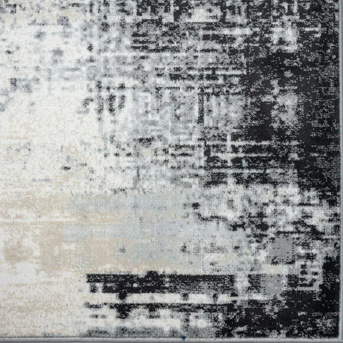 Vista 6 de LUXE WEAVERS Olimpia Collection 5955 - Alfombra abstracta moderna de 9 x 12 pulgadas, color antracita
