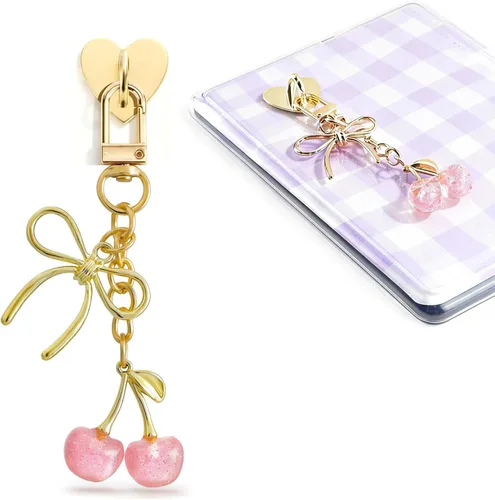 Vista 5 de Kindle Charm Chain for E-reader Charms Chain Cute Decorating Accessories Compatible with Kindle/E-Reader/Phone Gift for Reader Booklovers