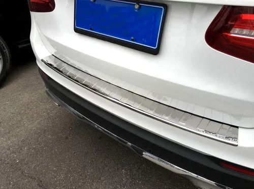 Vista 6 de HIGH FLYING 2015 2016 2017 2018 2019 2020 2021 2022 para Mercedes Benz Clase GLC X253 GLC 300 GLC 43 Protector de Placa de Umbral del Parachoques