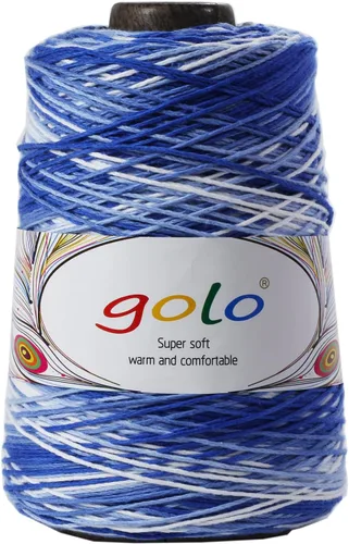Vista 17 de golo Hilo de Cono de Lana para Tejer 8.8oz 400yd 100% Hilo de Lana para Tejer a Mano 402-Papel Envejecido