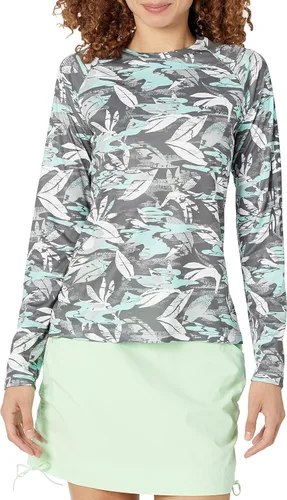Vista 25 de Columbia womens Super Tidal Tee Long Sleeve Cypress Seamoss
