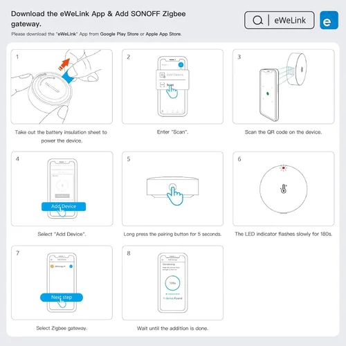 Vista 6 de SONOFF SNZB-02P Zigbee - Sensor de temperatura y humedad, Termómetro higrómetro interior con alerta, funciona con Alexa y Google Home para monitoreo