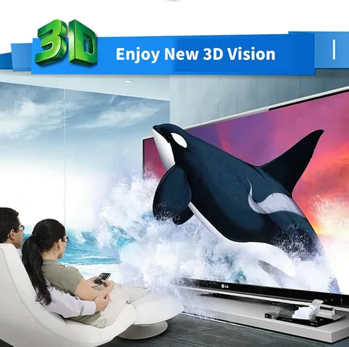 Vista 2 de Gafas 3D, Universal Activo Obturador Tipo Gafas 3D, DLP Link Proyector 3D Gafas 3D Lente HD