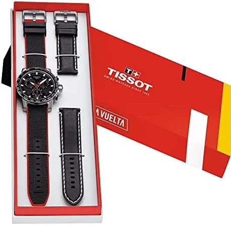 Vista 4 de Tissot Supersport VUELTA CHR SS SYN BK IND Negro - Movimiento de cuarzo
